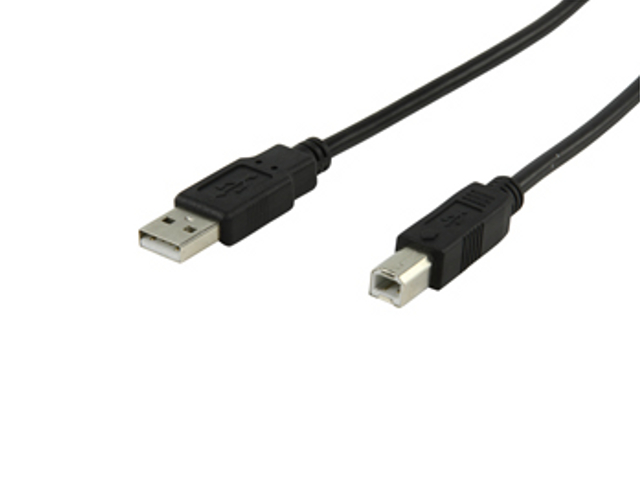 Valueline CABLE-141HS USB2.0 A dugó - USB2.0 B dugó összekötő kábel 1,8m nyomtatóhoz és szkennerhez 