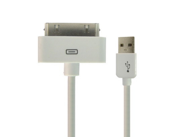 NTR CAB04WH Apple iPhone 2G 3G 4G USB adat szinkron és töltő kábel 1,5m - fehér 