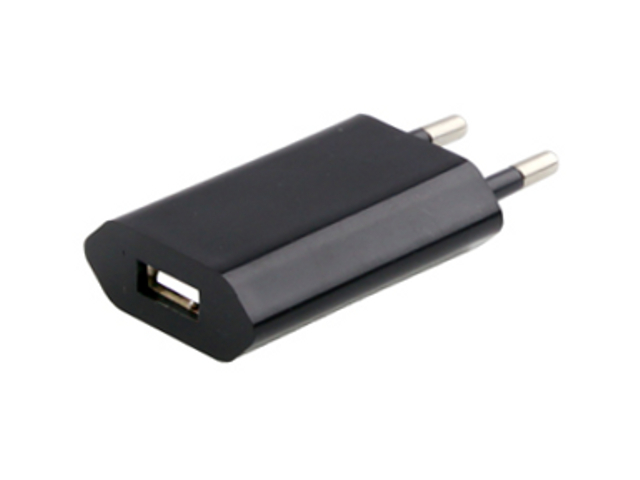 NTR CHAR01BK Univerzális hálózati USB mobiltelefon töltő 5V DC 1A - fekete 