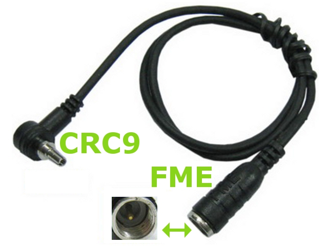 NTR CAB58 FME dugó - CRC9 dugó kábel 45cm 