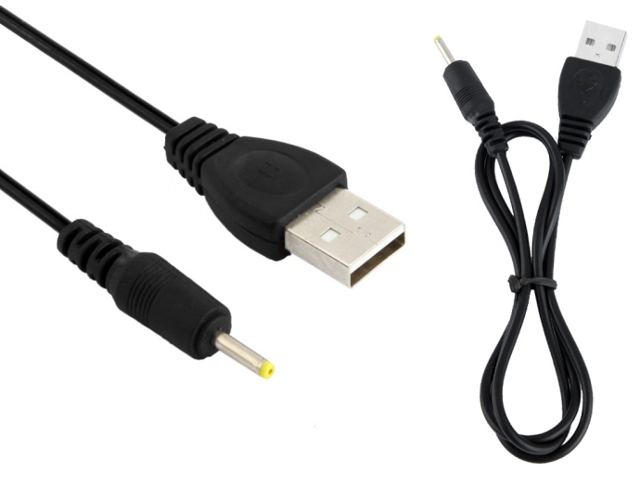 NTR CAB98 USB dugó - 2,5x0,7mm dugó töltő kábel 60cm (Tablet PC-khez) 