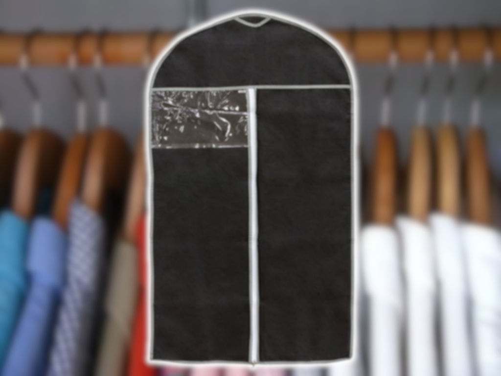 NTR CPB01 100x60cm zip-záras ruhazsák öltönyzsák ing, blúz, kabát, felsőruházat számára 